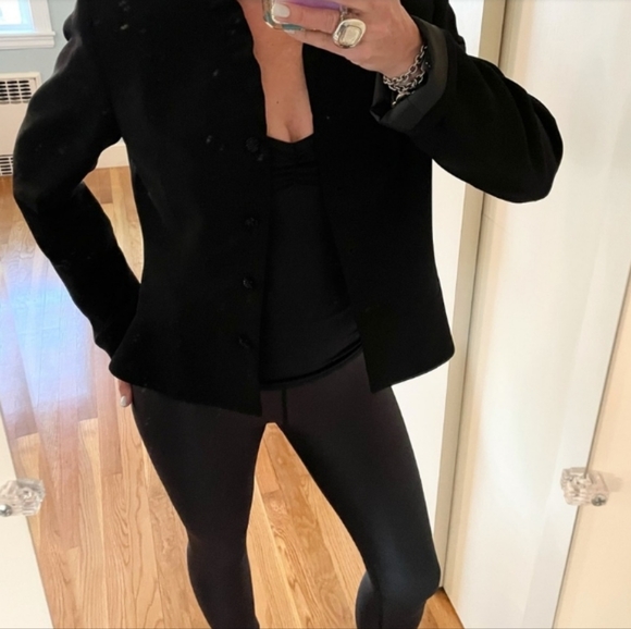 Tahari Auther S. Levine Black Blazer Jacket Size 14 - Picture 5 of 13